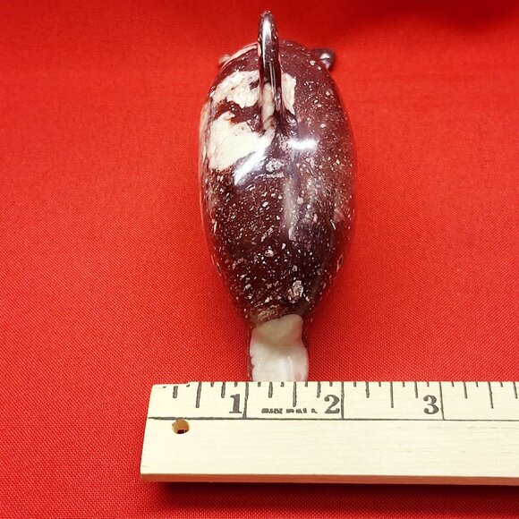 Vintage Carved Marble Stone Dolphin Figurine Paperweight Home Decor - Picture 10 of 14